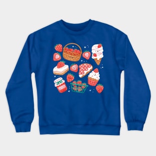 Strawberry Patch Desserts Crewneck Sweatshirt